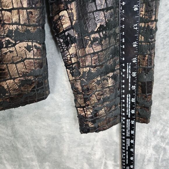 Great Cavalier by St Paul jacket blazer sz Lg black gold color - Picture 7 of 11